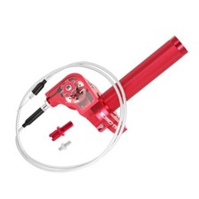Throttle Grip Throttle Cable Motorcycle 22mm Universal CNC Aluminum Red