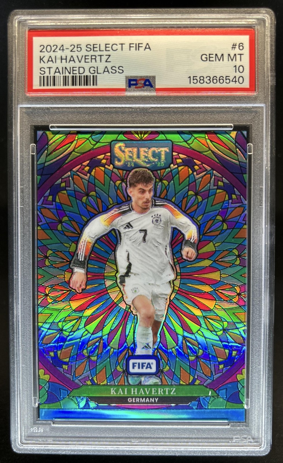 2024-25 Select FIFA Stained Glass Kai Havertz #6 Stained Glass
