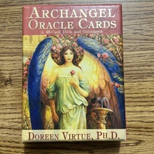 Archangel Oracle Cards by Doreen Virtue Complete 45 Cards with Guidebook