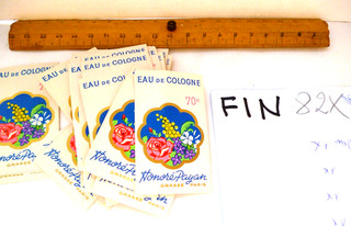 Antique Perfume Labels X 82 FIN