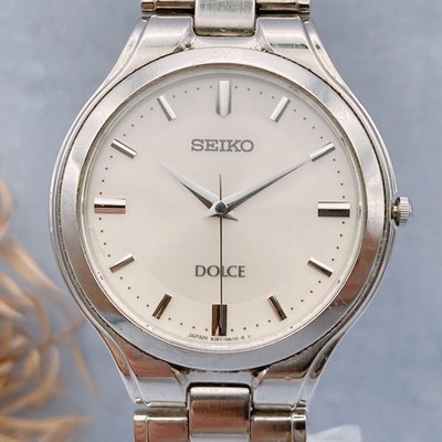 SEIKO DOLCE Round SACM107 Silver Working