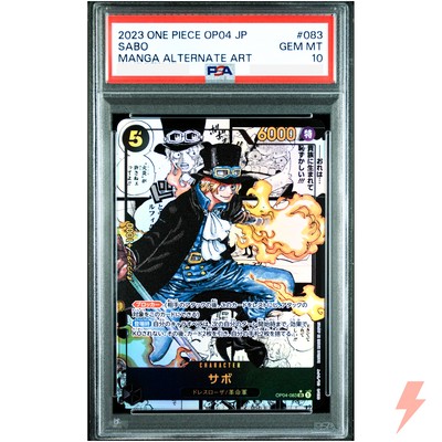 PSA 10 Sabo (Manga Alt Art) OP04-083 SR Kingdoms of Intrigue
