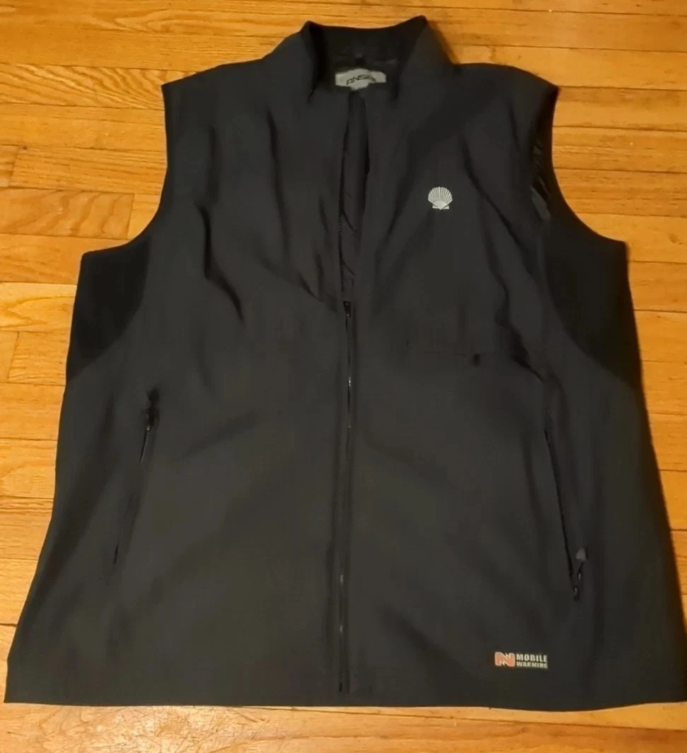 Ansai Mens XLarge XL Heated Sleeveless Full Zip Outerwear Vest