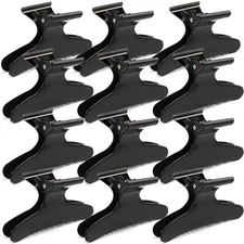 Ondder Hair Clips for Styling Sectioning Black Butterfly Hair Clips Clamps Cl...