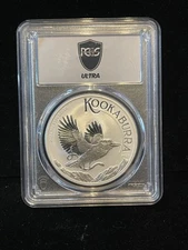 2024 P125 PCGS MS70 Graded Australia Kookaburra 1oz .999 Silver Coin