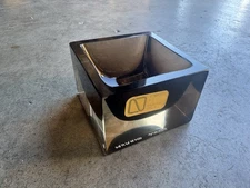 Vintage DS V. Nason & C. Square Glass Ashtray Murano, Italy