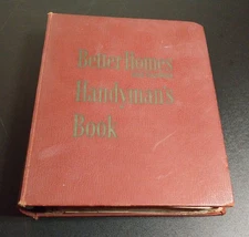 Vintage Better Homes And Gardens Handyman's Book 1st Edition 1951 