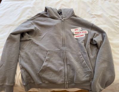 BTS World Tour USA Exclusive Arirang Zip Up Hoodie Size L | eBay