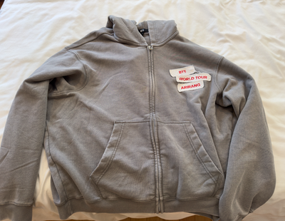 BTS ARIRANG アメリカ 限定 Zip-up Hoodies BTS World Tour USA Exclusive Arirang Zip Up Hoodie Size L | eBay