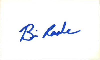 1990's -Brian Raabe- Signed/Autograph/Auto Index Card Minnesota Twins MLB
