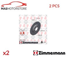 BREMSSCHEIBEN SATZ PAAR HINTEN ZIMMERMANN 470541020 2PCS P FÜR RENAULT ZOE