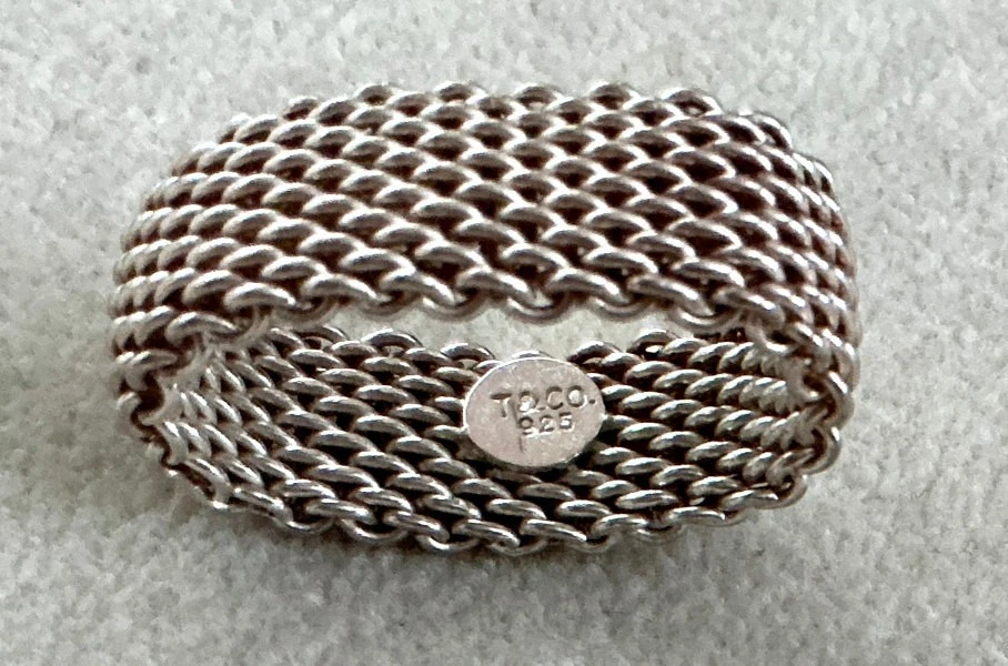 Tiffany Mesh Ring for sale | eBay