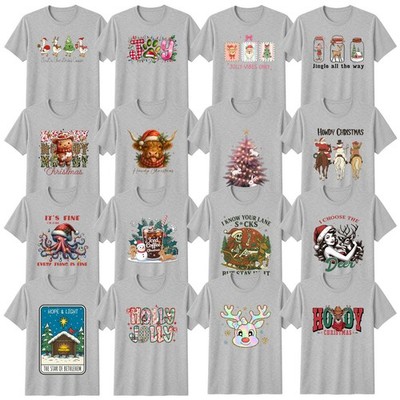 Süßes Weihnachts T-Shirt Festlich Winter Cartoon Weihnachtsgeschenk