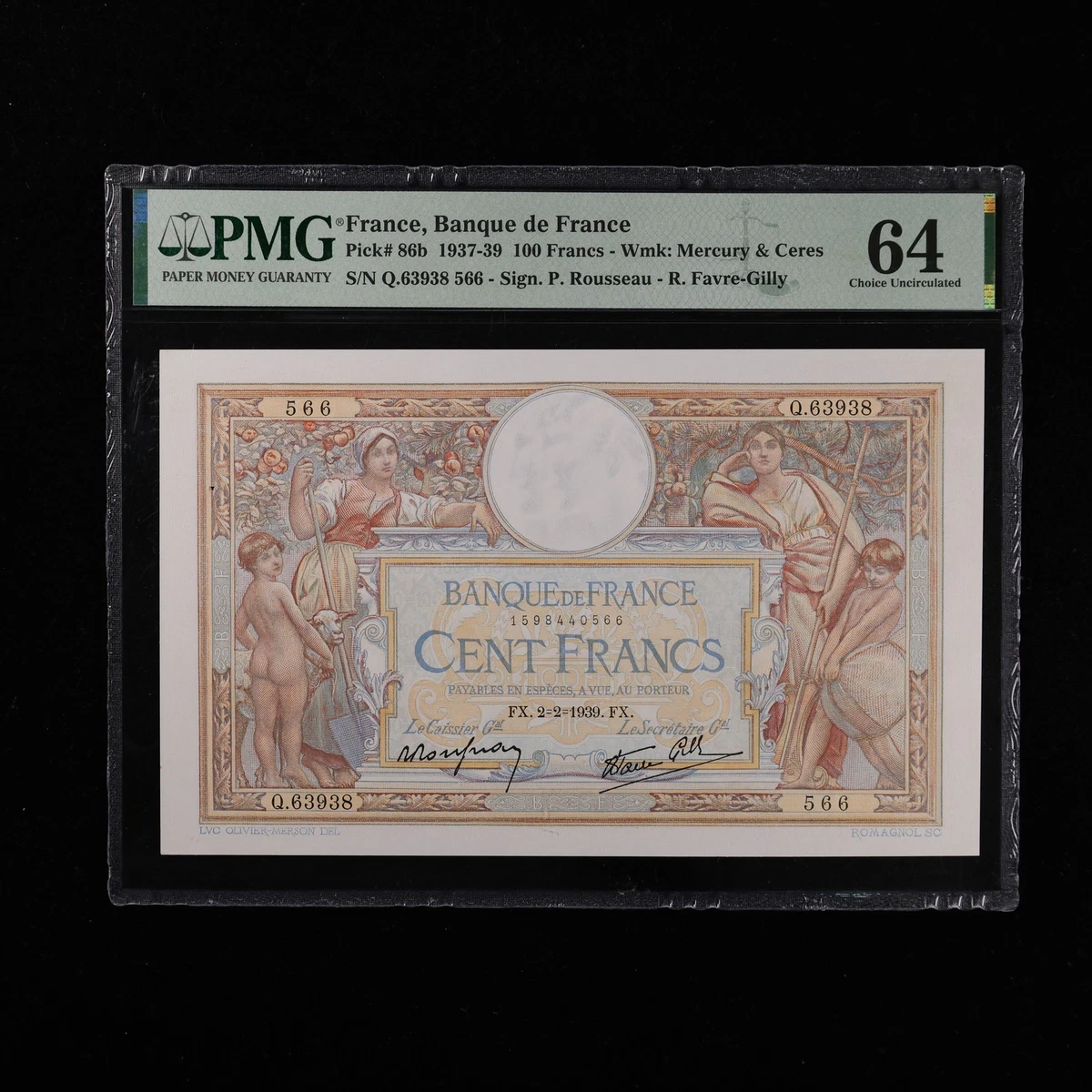 PMG French Paper Money for sale | eBay