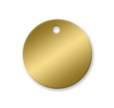 Brass Tags - 2 inch Circle Pk/25