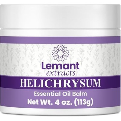 Lemant Extracts Helichrysum Balm (4 oz)   Triple Strength Helichrysum Essential