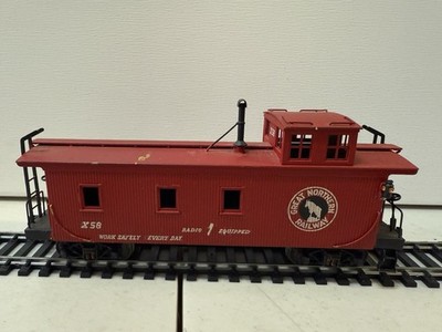 Great Northern Extended Vision Wood Caboose #X58 HO Brass Model