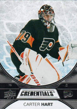 2021-22 Upper Deck Credentials - Carter Hart #25