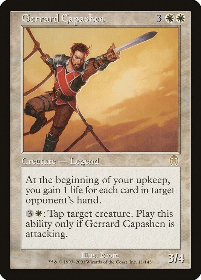 Gerrard Capashen x1 - Apocalypse -Excellent/NM-MTG- 4RCards