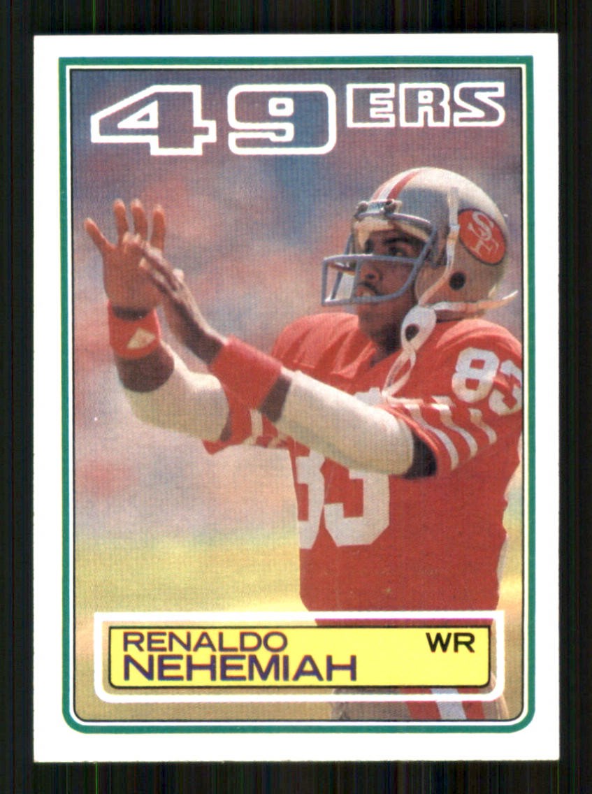 1983 Topps #171 Renaldo Nehemiah RC San Francisco 49ers 9542