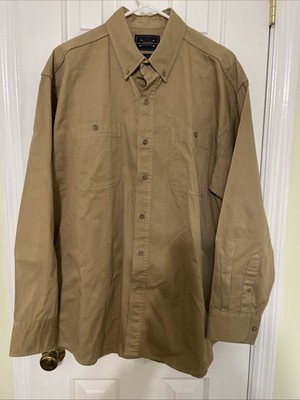 Arrow Men s Long Sleeve Double Pocket Button Down Large NWOT