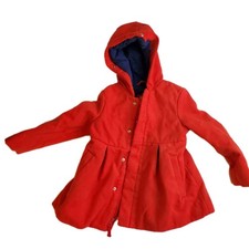 Red Hooded Toddler Pea Coat Cat  Jack 5t