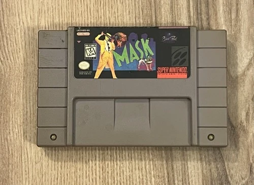 The Mask (Super Nintendo SNES, 1995) Authentic Tested Works