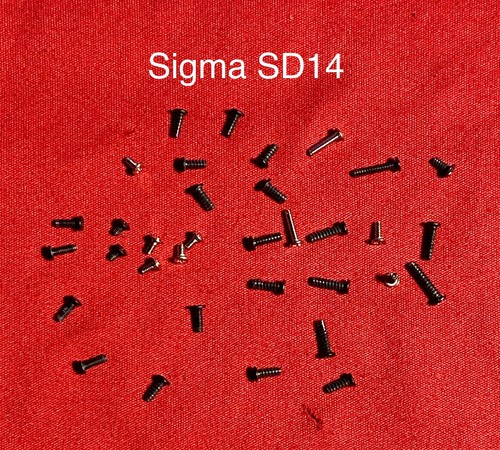 Body Screws (30+ pcs) For Sigma SD-14 DSLR Camera