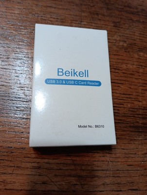 Beikell USB 3.0 & USB C Card Reader Model B6310