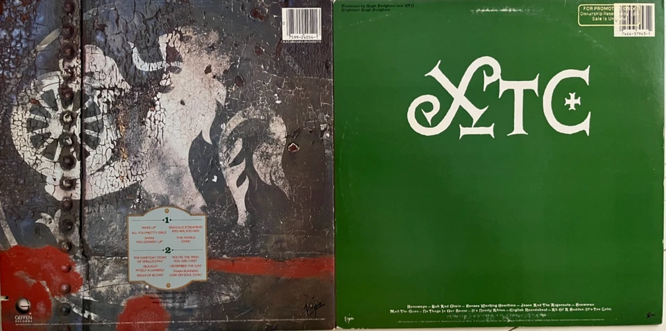 XTC 2 LPs большой экспресс и английский урегулирование VG + и VG - Изображение 2 из 4