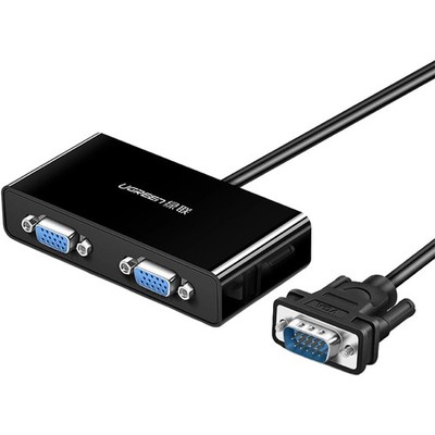 VGA Splitter (Stecker) auf 2x VGA (Buchse) Ugreen HUB Adapter Schwarz