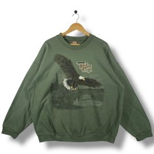 Vintage 90's AMERICAN BALD EAGLE Graphic Crewneck Sweatshirt