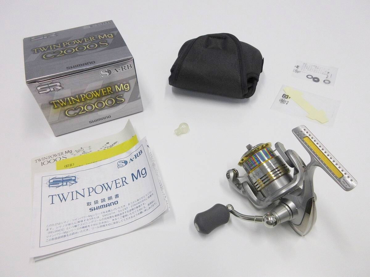 SHIMANO 09 TWIN POWER MG C2000S SPINNING REEL FISHING FROM SHIMANO 09 TWIN POWER MG C2000S SPINNING REEL FISHING FROM