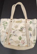 Longaberger Small Floral Purse or Tote, lined, retired, collectible