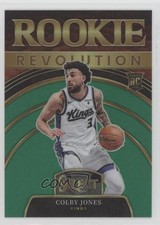2023-24 Panini Select Rookie Revolution Green Prizm Colby Jones #8 0u9w