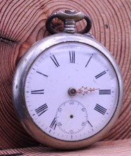 SWISS MEN'S POCKET WATCH 6j 45mm FOR REPAIR BI 