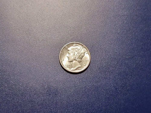 Choice BU FSB 1937-P Mercury Dime