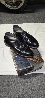 WELLCO B301/109 Uniform Mens Dress Oxford Shoes size 10 C,Black W/ Original Box