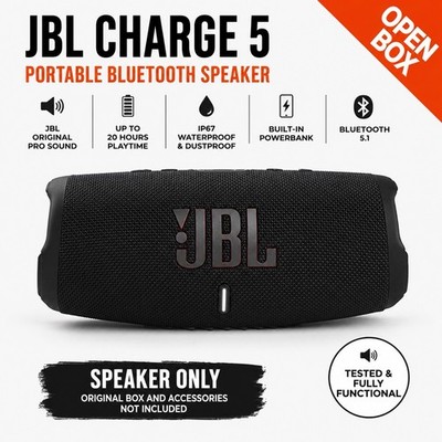 JBL Charge 5 Portable Bluetooth Speaker - Speaker Only - Black