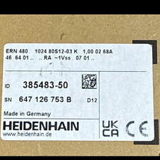 HEIDENHAIN ERN 480 1024 80S12-03 Incremental Optical Encoder Shielded DC