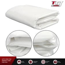 Greenhouse Plastic Sheeting Clear Polyethylene Cover Farm Film 16 × 25 FT 6 Mil