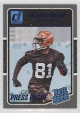 2016 Donruss Rated Rookies Press Proof Blue Rashard Higgins #392 0hd6