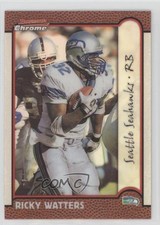 1999 Bowman Chrome Refractor Ricky Watters #107 6m1