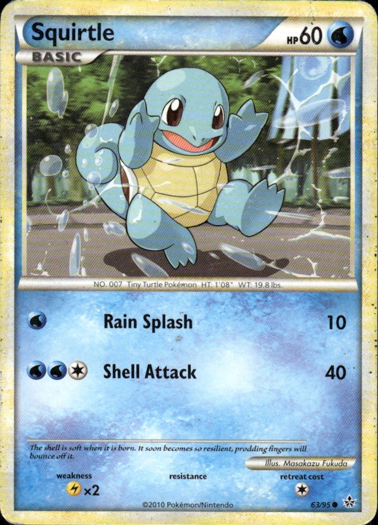 Squirtle Common Plasma Storm 24/135 MP
