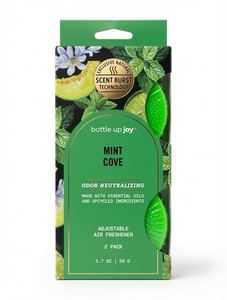 bottle up joy Mint Cove Air Freshener Adjustable Odor Neutralizer 2Pk 1.7 oz