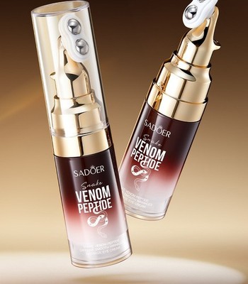 Snake Venom Eye Cream w/ Roller Ball Anti Wrinkle Caffeine Serum Dark Circles