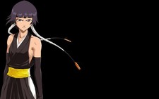Anime bleach girls purple hair black Custom Gaming Mat Desk