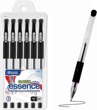 Essence Gel Pen 0.7mm Black Color, Comfort Grip Acid Smooth Writing for Drawing