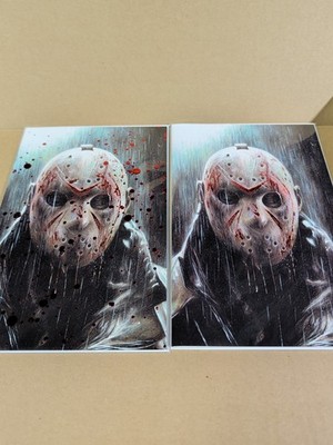 2025 NYCC FAME BIRTH OF A SLASHER Jason Embossed Error / Blood (2) Will Shrike 