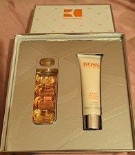 Hugo Boss Orange Woman Gift Set.  Eau De Toilette And Body Lotion